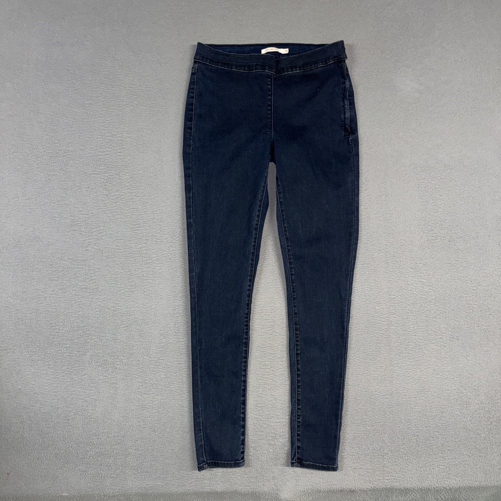 Levis Jeans Womens 30 (Fits 28) Dark Blue 710 Super Skinny Stretch Denim Cotton
